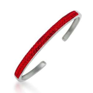 Ashley Arthur .925 Silver & Solid Ruby Straight Line Bracelet. Made 