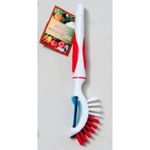  Red Vegatable Peeler with Cleaning Brush