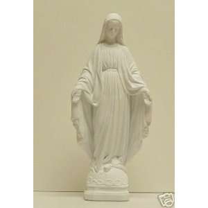    Our Lady of Grace 13 white concrete Statue 