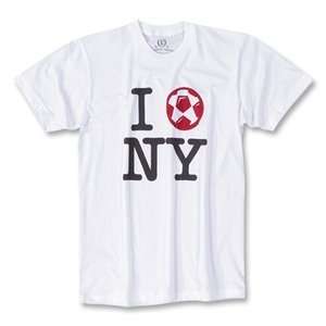  Objectivo I Love NY Soccer T Shirt (White) Sports 