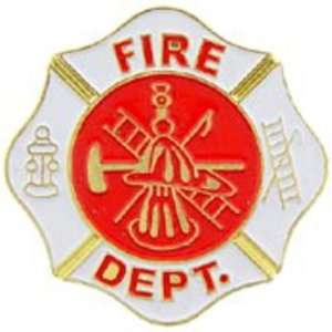  Fire Department Logo Pin 1 Arts, Crafts & Sewing