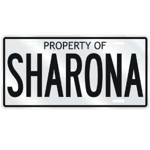  NEW  PROPERTY OF SHARONA  LICENSE PLATE SIGN NAME