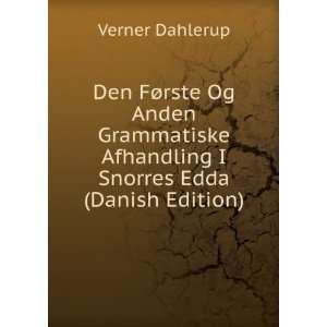   Snorres Edda (Danish Edition) (9785875500107) Verner Dahlerup Books