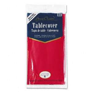  Creative Converting  Plastic Tablecovers, 54 x 108, Real 