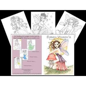  Caron Vinsons Fairy Fun Coloring Book 