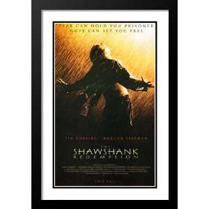  Shawshank Redemption Framed and Double Matted 32x45 Movie 