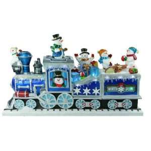 Animated LED Snowman Train with music Case Pack 4 