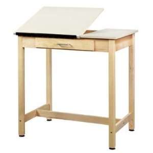  Shain DT 1SA37 Split Top Drafting Table w/ Large Drawer 