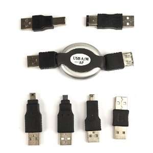  6in1 USB Adapter Travel Kit Cable to Firewire IEEE 1394 