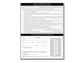 Tattoo Supplies Consent Liability Release Form For Clients LAMINATE 