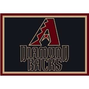  Milliken Arizona Diamondbacks 7 8 x 10 9 black Area Rug 