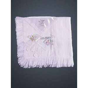  White Baptism Blanket Baby