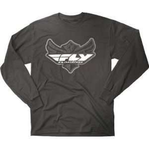  FLY RACING LOGO LS YOUTH MX OFFROAD T SHIRT BLACK MD 