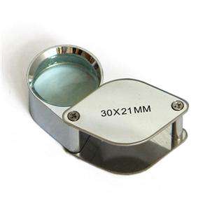 30x 21mm Jewelers Loupe Eye Magnifier Glass Tool ML1  