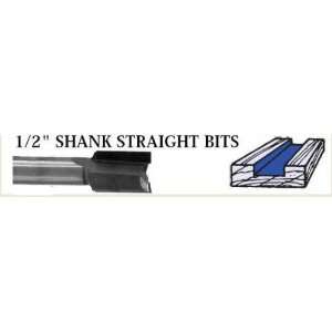 Whiteside 1087 1/2 Shank, Double Flute, Straight Router Bit (Cutting 