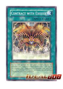 YUGIOH Contract with Exodia   DCR 031 Mint x 3 Unlimited  