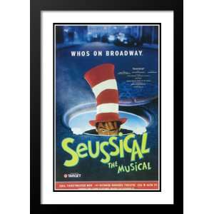 Seussical (Broadway) 20x26 Framed and Double Matted Broadway Poster 