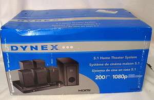 Dynex 200W 5.1 Ch Upconvert DVD Home Theater DX HTIB 600603128813 
