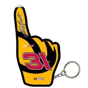  Jeff Burton NASCAR Number 1 Fan Led Key Chain Sports 