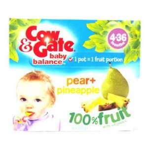  Cow & Gate 4 Month Frutapura Pear and Pineapple 4 Pack 