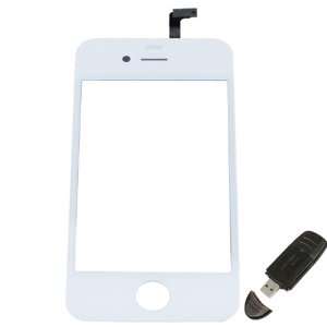  Touch Screen Digitizer for iPhone 4G White with 8 Tools 
