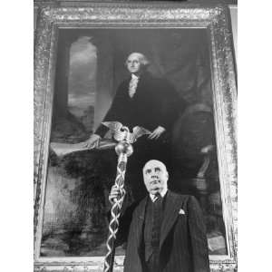  Sgt. of Arms Kenneth Romney Holding the Mace of the US 