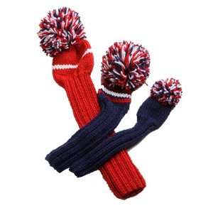  Jan Craig Hand Knit Headcovers   Set of 3 Ryder Cup 