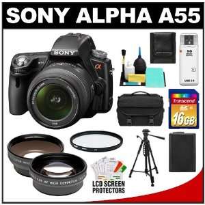  Sony Alpha SLT A55 Translucent Mirror Technology Digital SLR Camera 