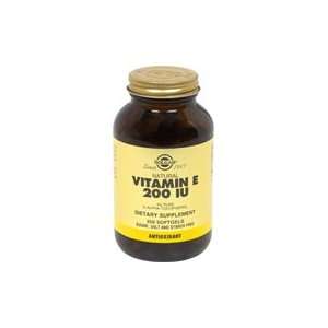 Vitamin E 200 IU Alpha   Helps minimize the effects of free radicals 