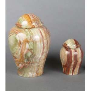  Small Multi Onyx Marble Cremation Urn