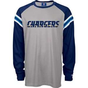  Men`s San Diego Chargers Fan L/S Crew Neck Tshirt Sports 