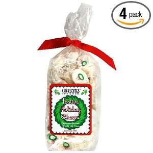   Confections Wreath Soft Chew, Peppermint, 8 Ounce Packages (Pack of 4