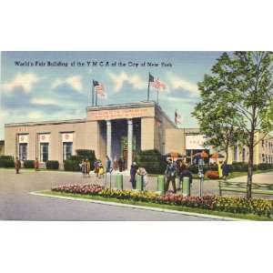  1930s Vintage Postcard YMCA Building from 1939 New York 