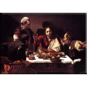  Supper at Emmaus 30x21 Streched Canvas Art by Caravaggio 