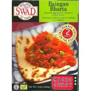 Swad Baingan Bharta Roasted Eggplant In Tomato & Onion Sauce (Case of 