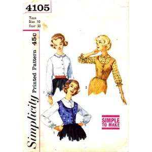   Pattern Blouses and Weskit Size 10   Bust 30 Arts, Crafts & Sewing