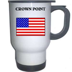  US Flag   Crown Point, Indiana (IN) White Stainless Steel 