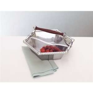  Bannister Series Polished Aluminum Divided Bowl with 