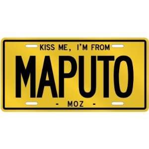   AM FROM MAPUTO  MOZAMBIQUE LICENSE PLATE SIGN CITY