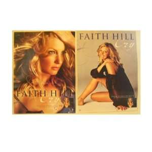  Faith Hill Poster 2 Sided Cry 