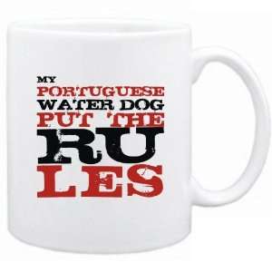  New  My Portuguese Water Dog Put The Rules  Mug Dog 