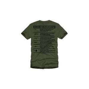 Zombie Outbreak Defense Plan T shirt