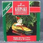   2nd in Crayola Crayon Series Bright Moving Colors Ornament EUC