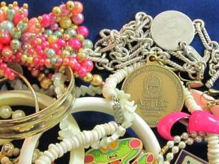 Vintage Junk Jewelry Craft Lot*Creative Re use Destash Necklaces 