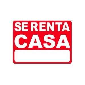  SE RENTA CASA 18x24 Heavy Duty Plastic Sign Everything 