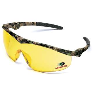 MOSSY OAK CAMO SAFETY / SHOOTING GLASSES (CHOOSE CLEAR, GREY, OR AMBER 