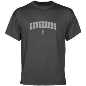  NCAA Austin Peay State Governors Charcoal Logo Arch T 