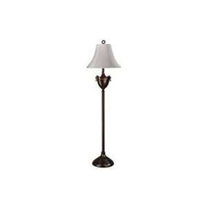  4 10008   Faux Leather Floor Lamp
