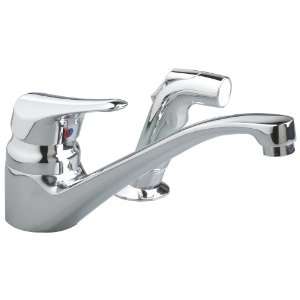   .002 Ceramix Single Control Kitchen Cast Brass Spout Faucet, Chrome