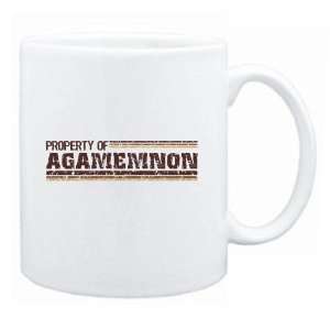    New  Property Of Agamemnon Retro  Mug Name